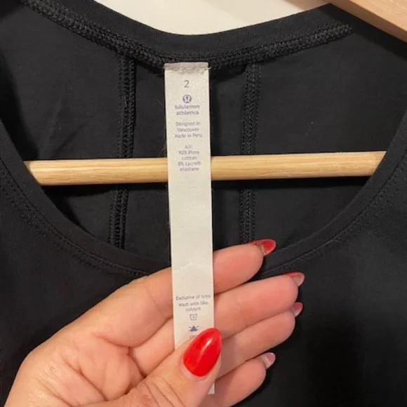 LULULEMON RUN ON TANK TOP * PIMA - Picture 5 of 6